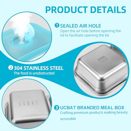 Stainless Steel Snack Containers with Lids