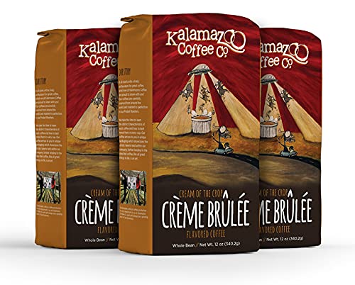 Crème Brulée Whole Bean Coffee (12 Ounce (Pack of 3))