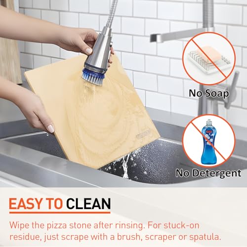 Pizza Stone for Oven and Grill 13 Inch