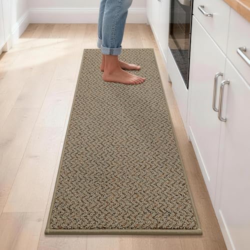 Kitchen Rugs Non (Taupe / 17“x60”)
