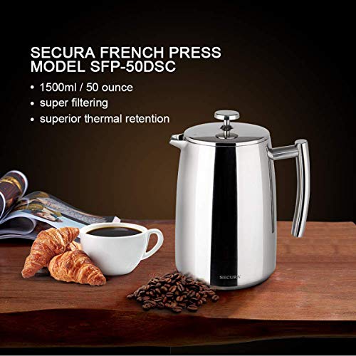 French Press Coffee Maker (50-Ounce)