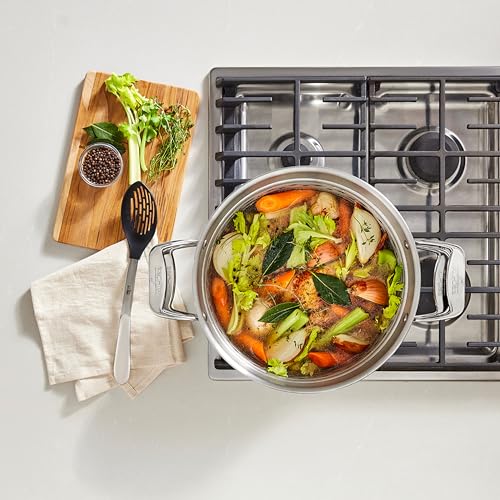 Simply Strain Stainless Steel 16 Qt Stock Pot with Strainer Insert (16-quart (Induction))