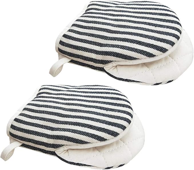 1 Pair Mini Oven Mitts (Balck)