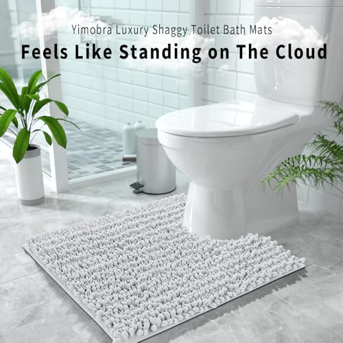 Toilet Rug U Shaped Washable 24x20 Inch