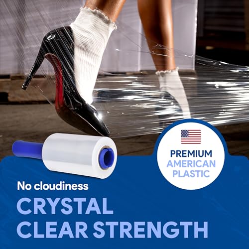 5'' Stretch Wrap with Rotating Handle for Moving