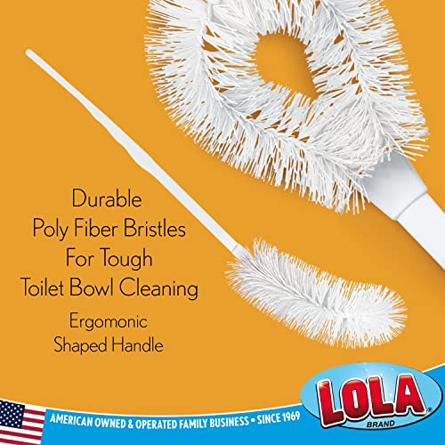 Toilet Bowl Brush Curved Head (Loop Style Bowl Brush / 3 Pack)