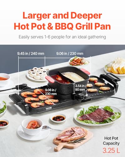Hot Pot with Grill (2300W 2-in-1)