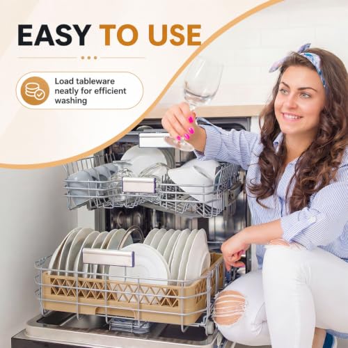 1 Pack Commercial Dishwasher Tray Rack (Yellow / Peg Dish)