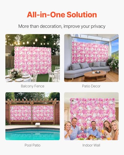 3D Flower Wall Panel (Flower / 15*15IN 12P)