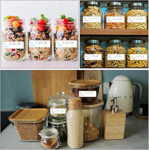 Freezer Labels 4 Rolls 2000pcs (4 Rolls 2000pcs / Blue- 4 Rolls 2000pcs)
