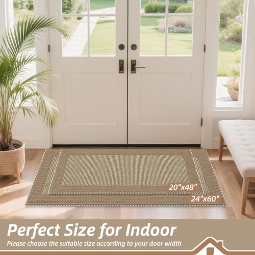 Indoor Door Mat 20" x 48" (Beige / 20" X 48" (Rectangular))
