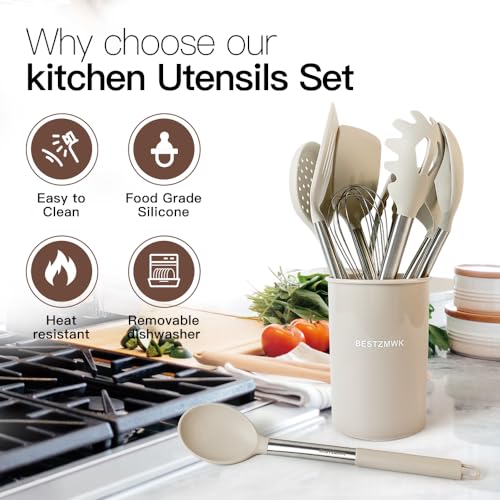 Kitchen Utensils Set (Khaki)