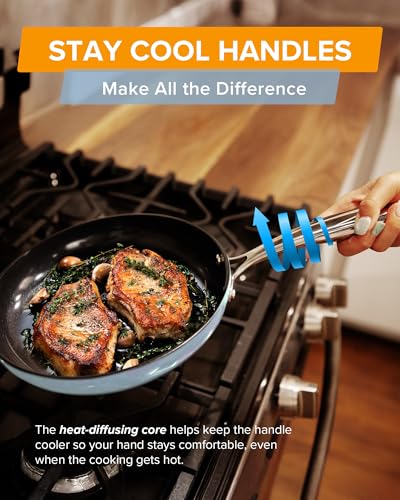 Lux 13 Piece Premium Cookware Collection (Poppy Blue (G10))