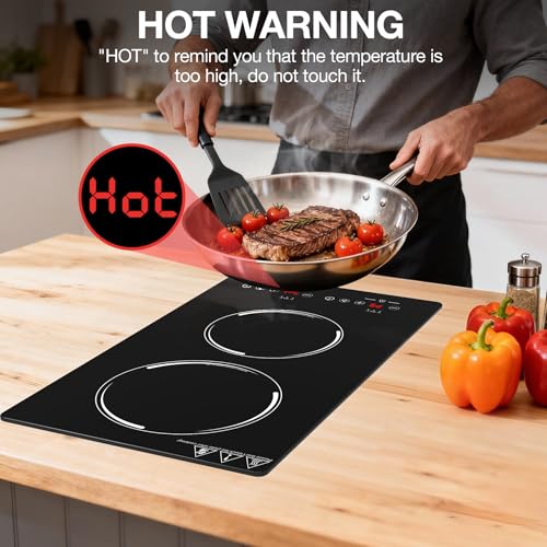 Double Induction Cooktop (12 Inch Black)