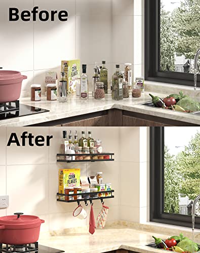 Spice Rack Organizer Wall Mount (2 Count)