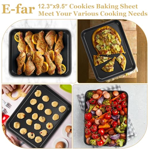 12.3x9.5x1 Inch Cookie Sheet for Baking
