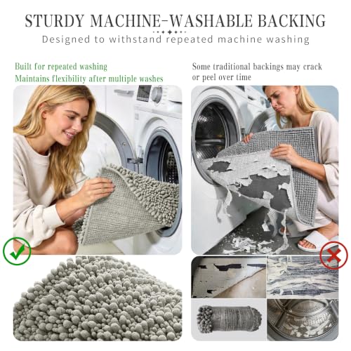 Bathroom Rugs Non Slip Washable