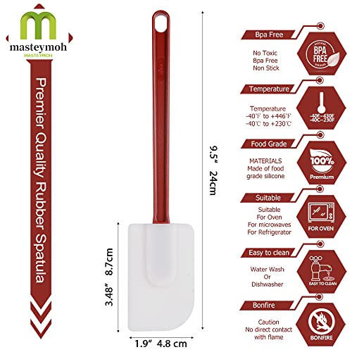 Flexible Rubber Spatulas (2 Count)