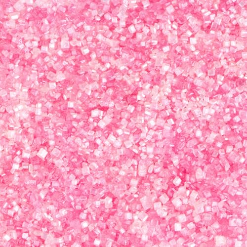 Sanding Sugar Crystals for Baking & Decorating (Pink)