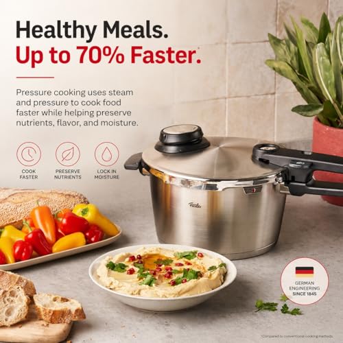 Vitavit Premium Pressure Cooker with Steamer Insert