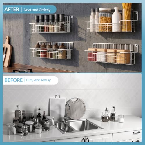 Spice Rack Wall Mount (4 Count)