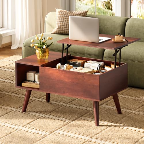Lift Top Coffee Table with Hidden Storage (Espresso / 31.5")