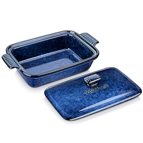 Starry Casserole Dish With Lid (Blue / 1.9 Quart)