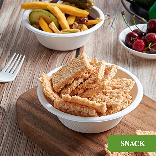 200 Pack 12 OZ Paper Bowls (12 OZ White)