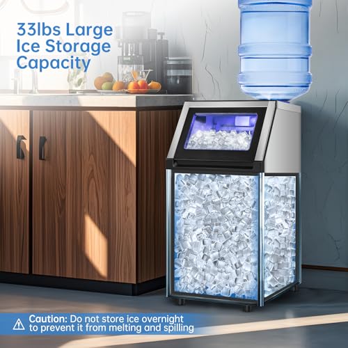 200LBS Undercounter Commercial Ice Maker