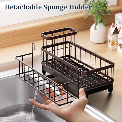 Sponge Holder for Kitchen Sink (Bronze / Large)