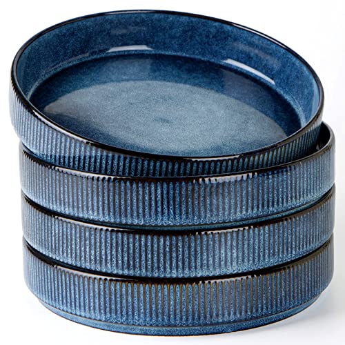 Star 8.25" Pasta Bowls Set of 4 (Nebulas Blue / 4 Pcs)