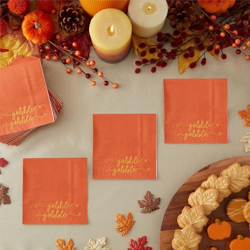Gobble Gobble Cocktail Napkins (50 Pack)