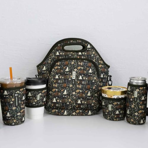 CanSok Sleeve for Beer & Soda Insulated Neoprene Cover (Ghost Stories / 12oz Slim Can Sleeve)