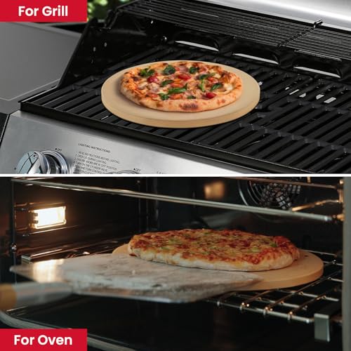 16" Round Pizza Stone for Oven and Grill