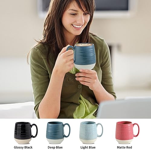 20 oz Large Coffee Mug (Deep Blue)