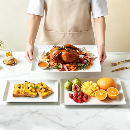 MIECOO Large Serving Platters (16"/14"/12", 3Pack)