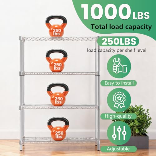 4 Tier Wire Shelf