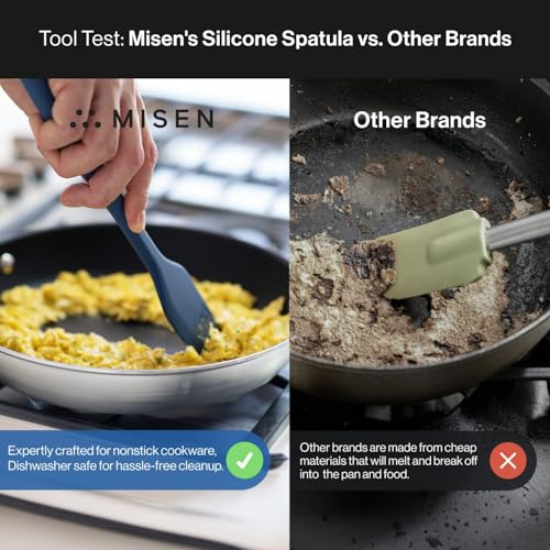 Nonstick Safe Silicone Spatula (Blue)
