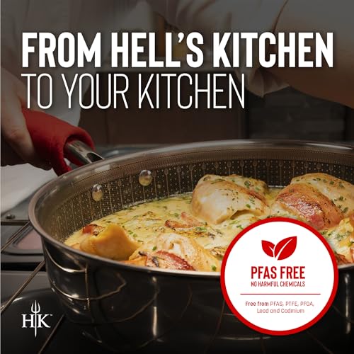 Hell’s Kitchen Hybrid 1.5 Qt Saucepan with Lid