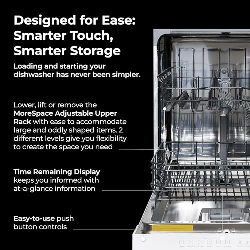 24" Built In Dishwasher (White)