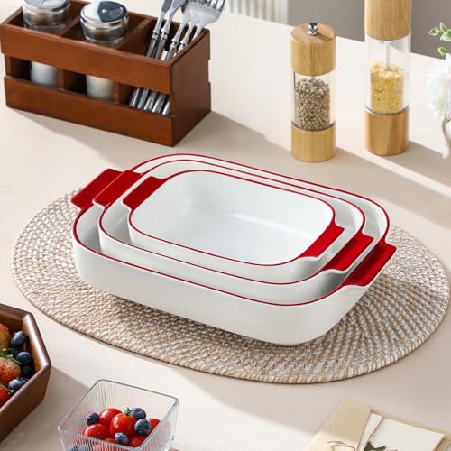 Ceramic Casserole Dishes Set of 3 (3 Count)