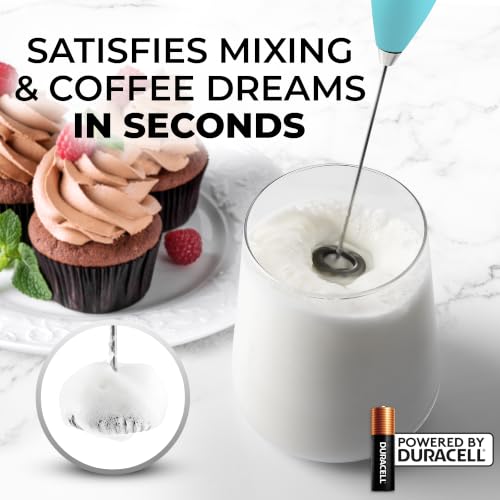 Zulay Powerful Milk Frother for Coffee with Upgraded Titanium Motor (Royal Sunrise / OG Frother)