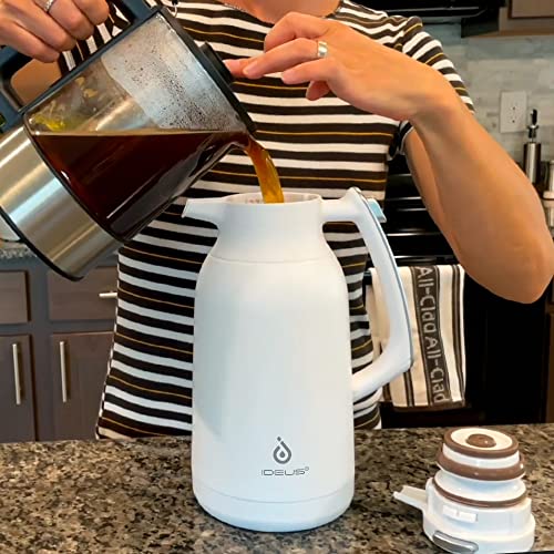 Thermal Coffee Carafe 68oz (Metallic / 68 Ounces)
