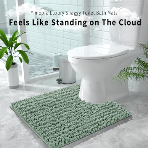 Toilet Rug U Shaped Washable 24x20 Inch