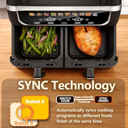 9.5 Qt Dual Basket Air Fryer