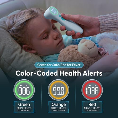 No Touch Thermometer for Kids and Adults (Blue)