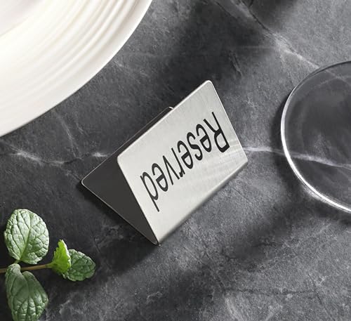 Stainless Steel Table Tent Sign