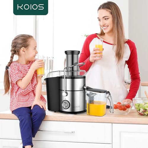 1300W Centrifugal Juicer Machine with 3" Wide Chute (Silver)