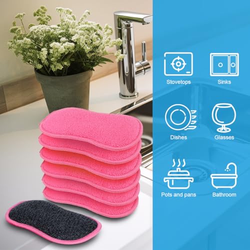 Dish Sponge 12 PK (Pink)