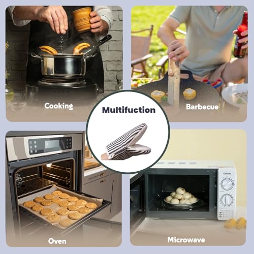 1 Pair Mini Oven Mitts (Balck)